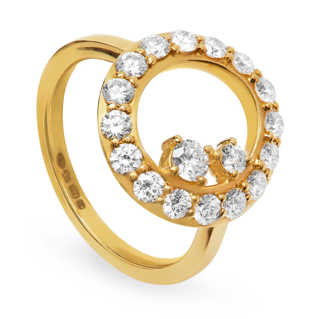 Halo boost Diamond Ring