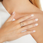 Halo boost Diamond Ring