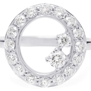 Halo boost Diamond Ring