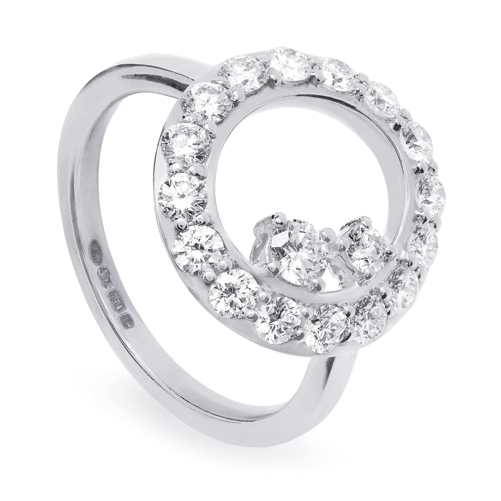 Halo boost Diamond Ring