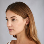 Star huggie earrings