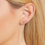 Half Moon Drop Earring