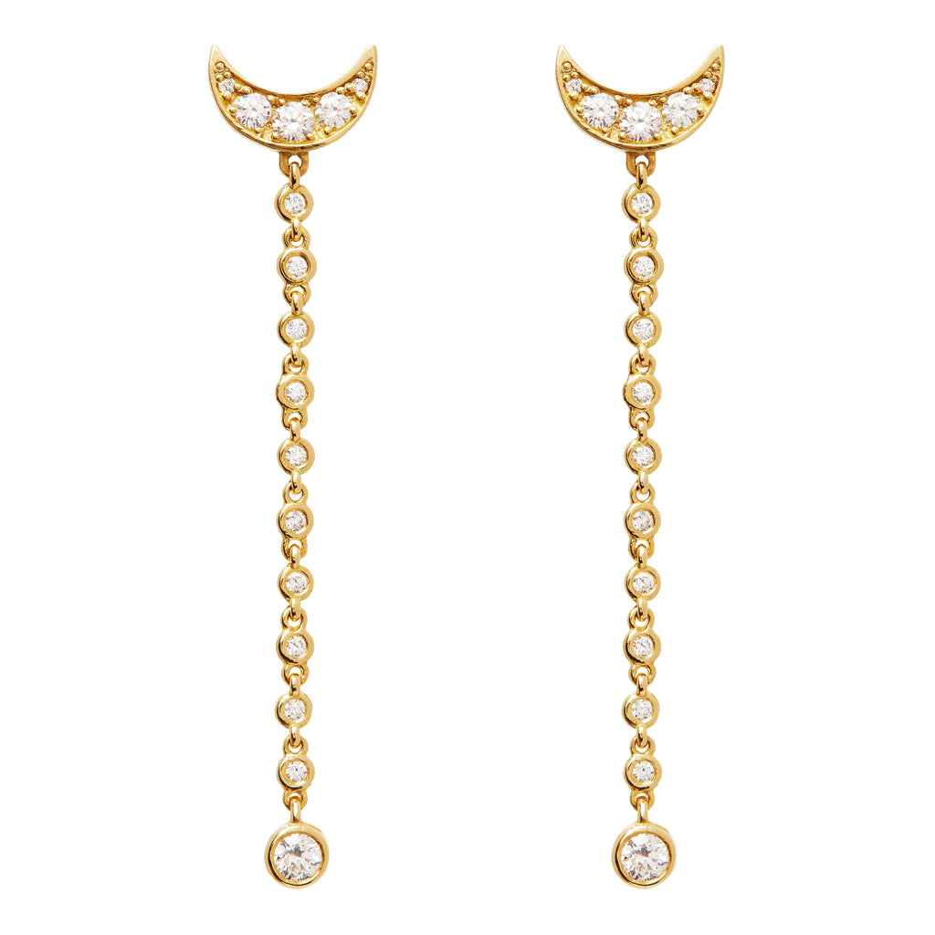 Half Moon Drop Earring