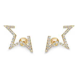 Deconstructed Star studs
